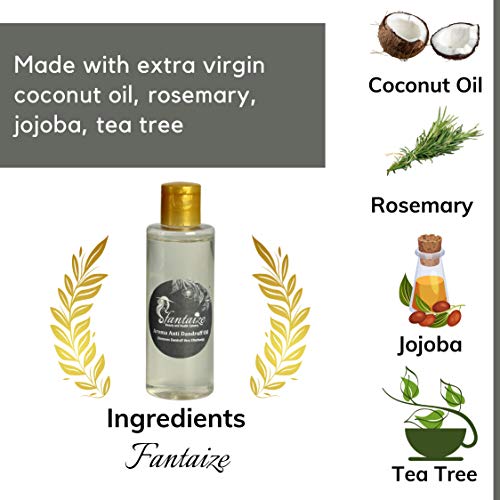 Fantaize - Handcrafted Anti Dandruff Hair Oil - (100 ml) - Fantaize Beauty and Health Gallery Fantaize - Handcrafted Anti Dandruff Hair Oil - (100 ml) - Fantaize Beauty and Health Gallery